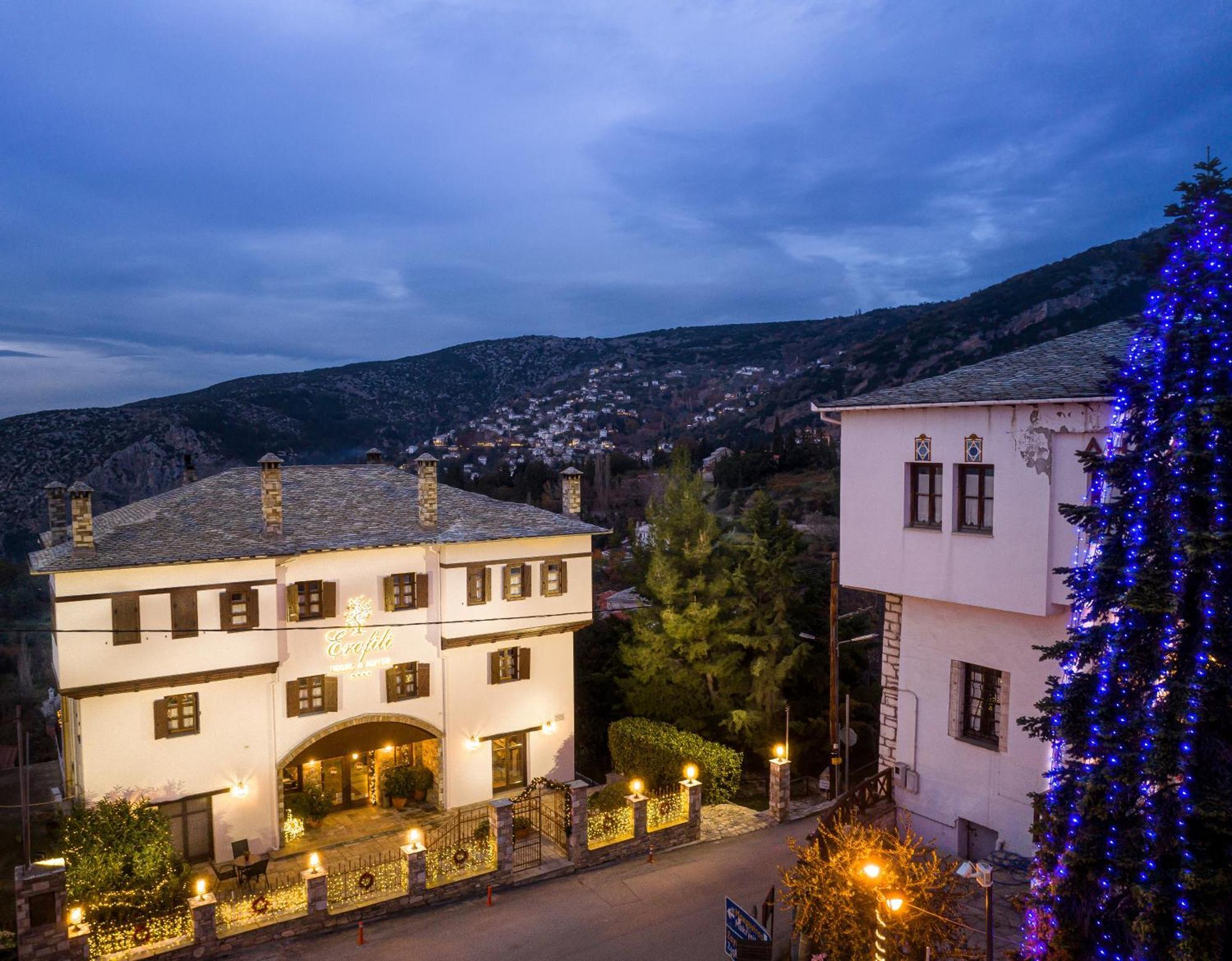 Erofili Hotel & Suites ปอร์เตเรีย ภายนอก รูปภาพ